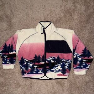Snowy Mountain Fleece Jacket